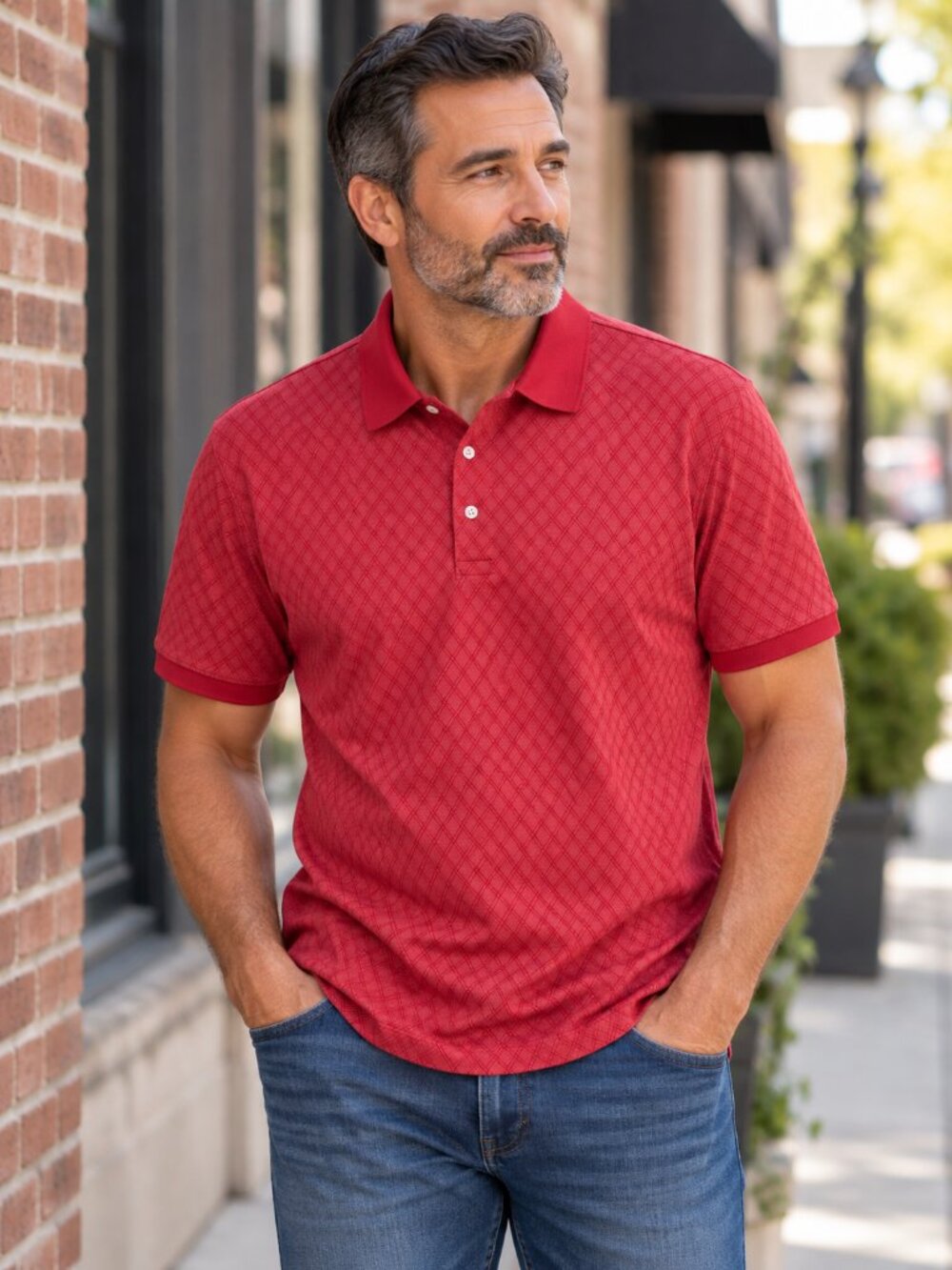 Brooks Brothers Country Club Performance Knit Polo Coral Red Men's XXL